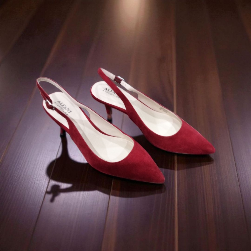 Alfani Red Slingback Heels
